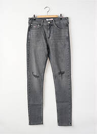 Jeans coupe droite gris TOMMY HILFIGER homme