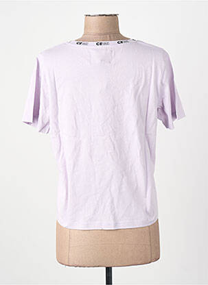 T-shirt violet CEMI femme