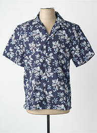 Chemise manches courtes bleu LE FABULEUX MARCEL DE BRUXELLES homme