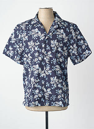 Chemise manches courtes bleu LE FABULEUX MARCEL DE BRUXELLES homme