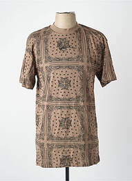 T-shirt marron KARL KANI homme