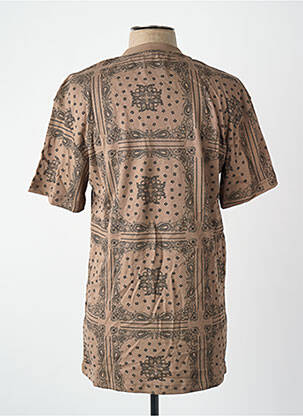 T-shirt marron KARL KANI homme