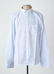 Chemise manches longues bleu LE FABULEUX MARCEL DE BRUXELLES homme