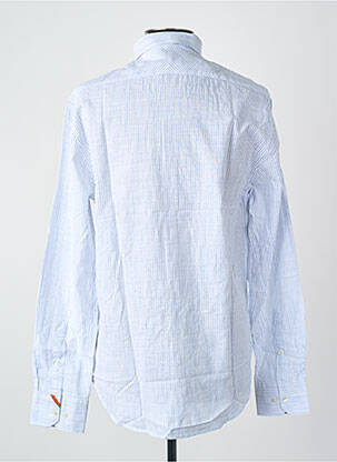 Chemise manches longues bleu LE FABULEUX MARCEL DE BRUXELLES homme
