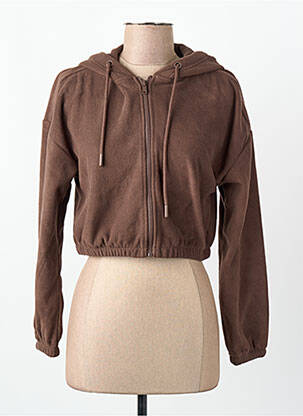 Veste casual manches longues marron ONLY femme