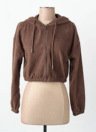 Veste casual manches longues marron ONLY femme