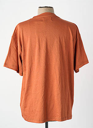 T-shirt orange CATERPILLAR homme