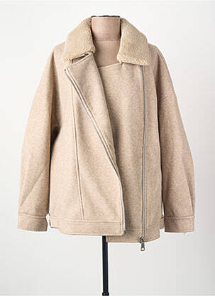 Manteau court manches longues gris ONLY femme