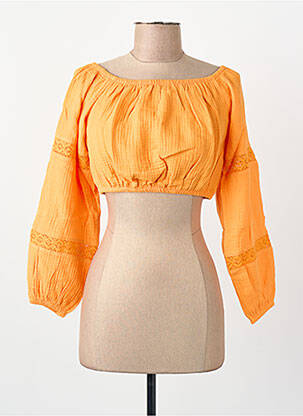 Chemisier orange ONLY femme