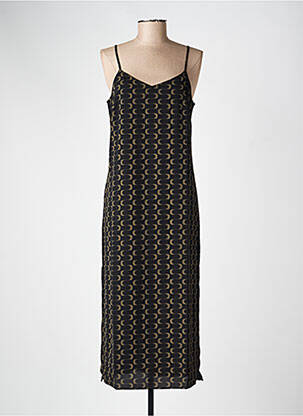 Robe mi-longue sans manche sans manche noir ONLY femme