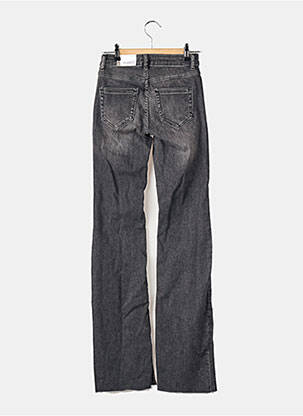 Jean coupe flare taille haute taille haute gris ONLY femme