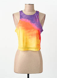 Top sans manche sans manche orange JJXX femme