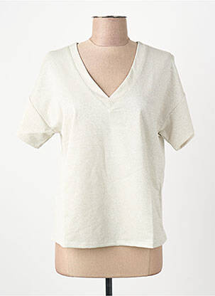 T-shirt coupe droite manches courtes argent VERO MODA femme