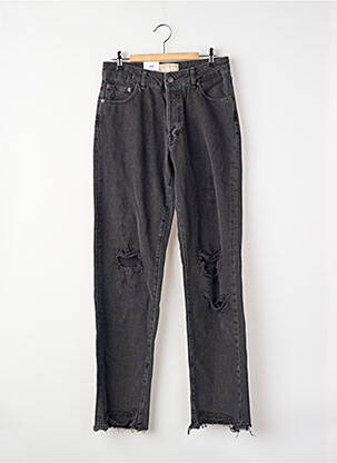 Jeans coupe droite gris JJXX femme