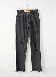 Jeans coupe droite gris JJXX femme