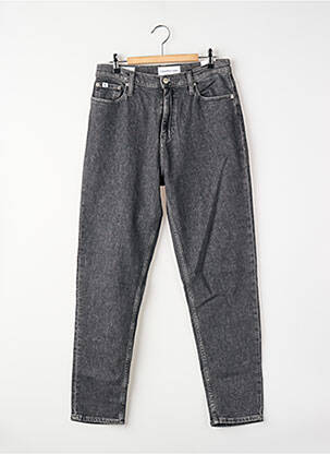 Jean coupe mom gris CALVIN KLEIN femme