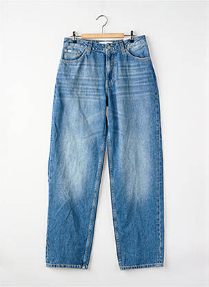 Jeans coupe droite bleu CALVIN KLEIN femme