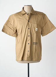 Chemise manches courtes beige CATERPILLAR homme