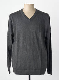 Pull manches longues manches longues gris TOM TAILOR homme