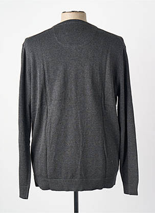 Pull manches longues manches longues gris TOM TAILOR homme