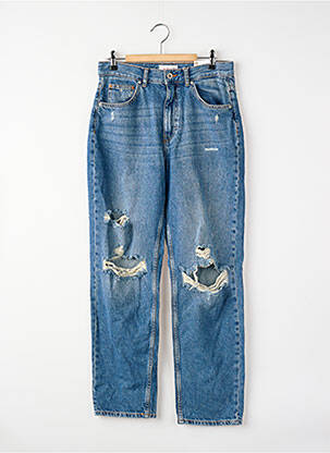Jeans coupe droite taille haute taille haute bleu ONLY femme