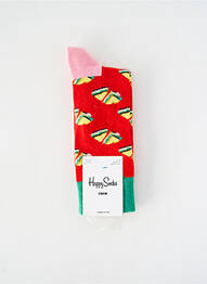 Chaussettes rouge HAPPY SOCKS homme