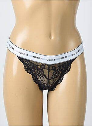 Tanga noir GUESS femme
