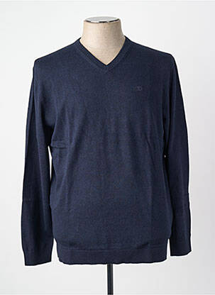 Pull manches longues manches longues bleu TOM TAILOR homme
