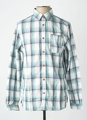 Chemise manches longues vert TOM TAILOR homme