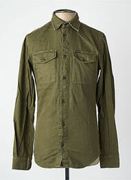 Chemise manches longues vert G STAR homme