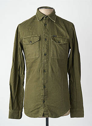 Chemise manches longues vert G STAR homme