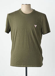T-shirt vert GUESS homme