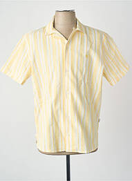 Chemise manches courtes jaune WOODBIRD homme