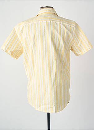 Chemise manches courtes jaune WOODBIRD homme