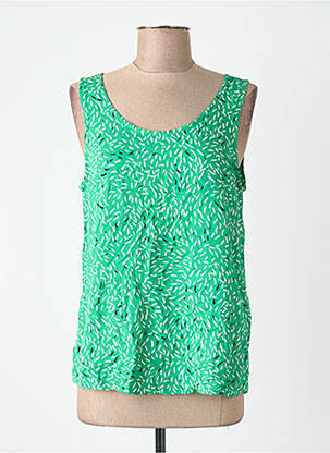 Blouse col rond vert VERO MODA femme