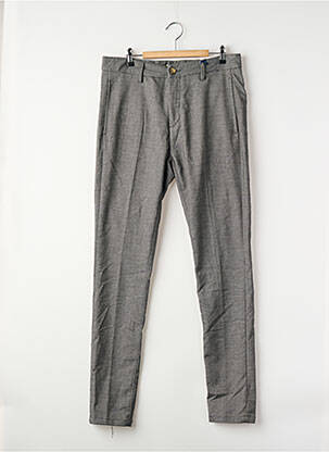 Pantalon droit gris PRIVATE BLUE homme