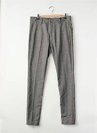 Pantalon droit gris PRIVATE BLUE homme