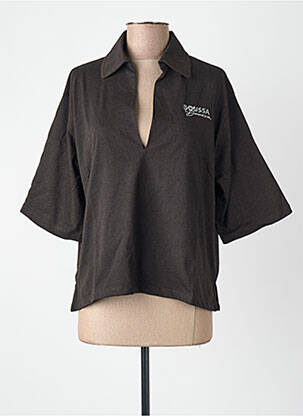 Polo marron TOURIST LEMC femme