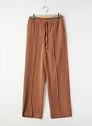 Pantalon droit taille normale taille normale marron VERO MODA femme