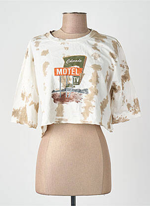 T-shirt marron NOISY MAY femme