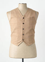 Gilet sans manche marron LE FABULEUX MARCEL DE BRUXELLES homme