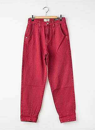 Jeans coupe droite rouge TALLY WEIJL femme