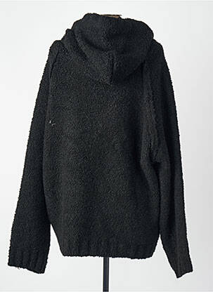 Sweat-shirt à capuche noir YUGEN femme