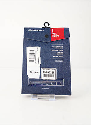Boxer bleu JACK & JONES homme