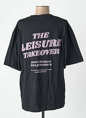 T-shirt noir REDEFINED REBEL homme