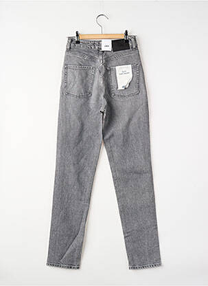 Jeans coupe slim taille haute gris JJXX femme