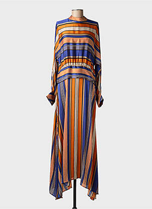 Robe longue bleu MAITE BY LOLA CASADEMUNT femme