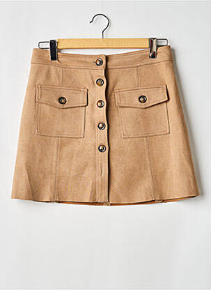 Jupe courte beige SUMMUM femme