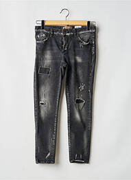 Jeans boyfriend gris BANDITAS FROM MARSEILLE femme