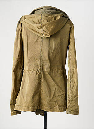 Manteau long vert PLEASE femme
